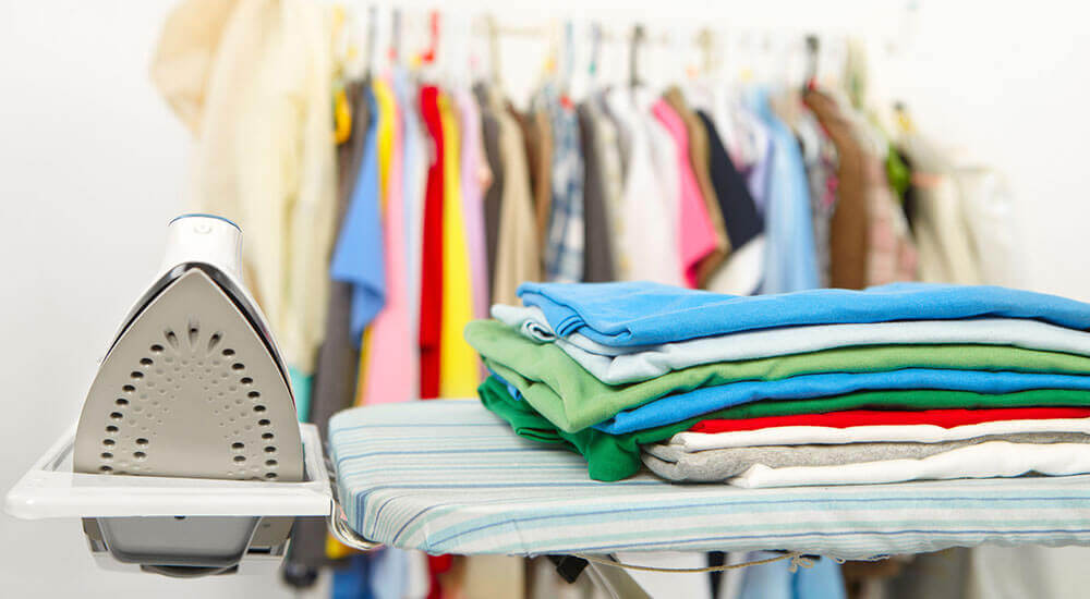 Thumbnail of mobile slider banner showing laundry services